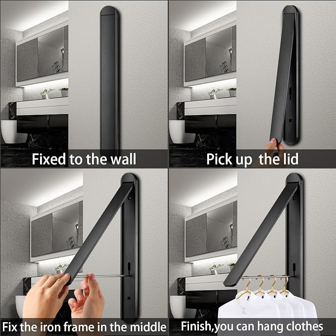 Clothes Drying Rack for Small Laundry Rooms, Clothes Drying Rack Folding Indoor - Image 6