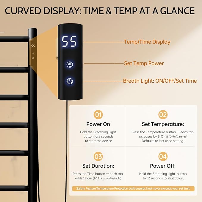 Freestanding Heated Towel Racks - Image 5