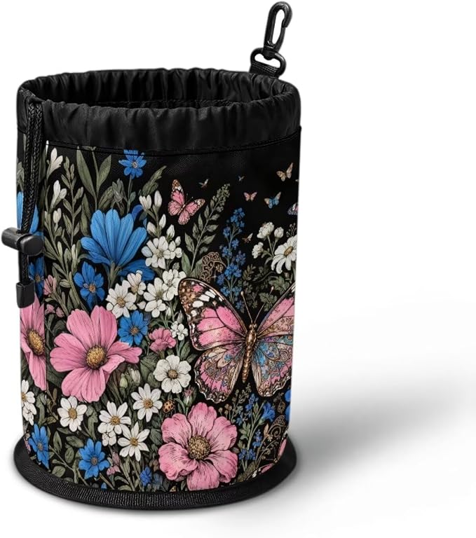 Floral Butterfly Clothespin Holder - Image 3