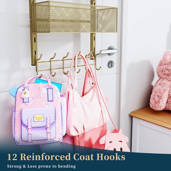 Consumest Over The Door Hooks Organizer - Image 4