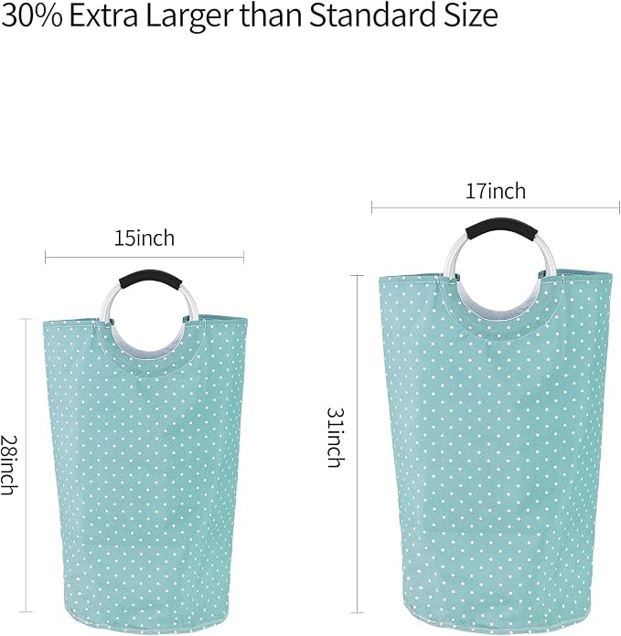 Dalykate Extra Large Laundry Basket 115L Collapsible Oxford Fabric Laundry - Image 2