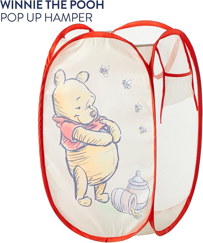 Disney Winnie the Pooh Pop Up Hamper – Collapsible Laundry Basket - Image 2