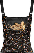 Bats Moon Clothes Pin Hanging Bag Multi Purpose Clothespin Storage Organizer by Psesaysky