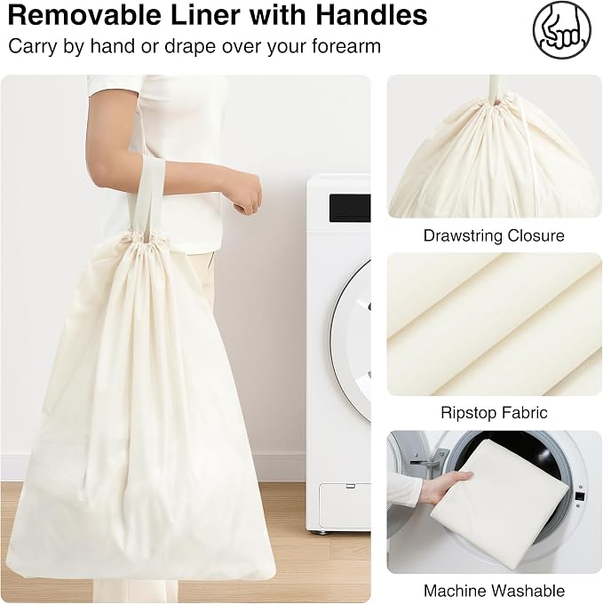 STO STO Laundry Hamper, 75L Laundry Basket Organizer - Image 4