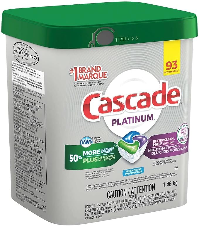 Cascade Platinum ActionPacs Dishwasher Detergent - Image 3