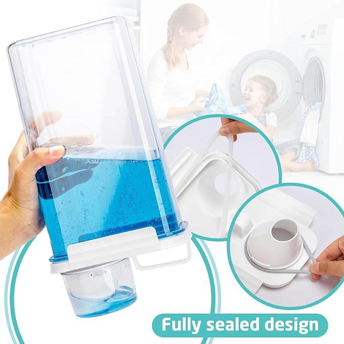 Laundry Detergent Dispenser-1 Pack, 37 oz Detergent Dispenser - Image 4