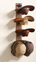 Hat Holder Rustic Wood Star Design – 2-Piece Organizer by TIPSYTREE