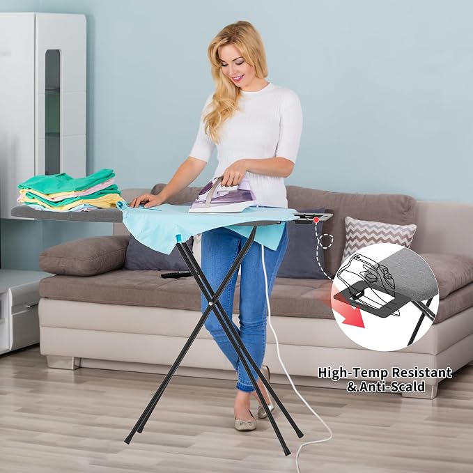 Ironing Board with Stable Iron Rest and 7 Adjustable Heights - Image 2