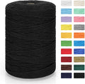 Macrame Cord 3mm x 328yd | 100% Natural Cotton Macrame Rope | 4 Strand Twisted by MacraBoho