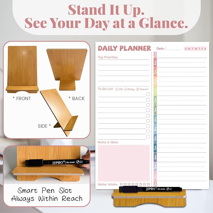 JJPRO Reusable Desktop Daily Planner - Image 4