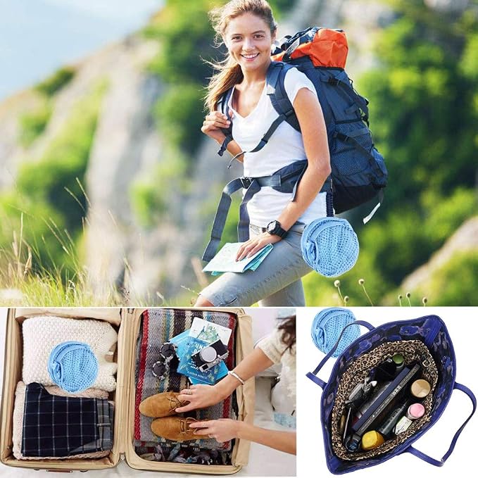 Qtopun Mesh Popup Laundry Hamper, 4 Pack Foldable Portable Dirty Clothes Basket - Image 5
