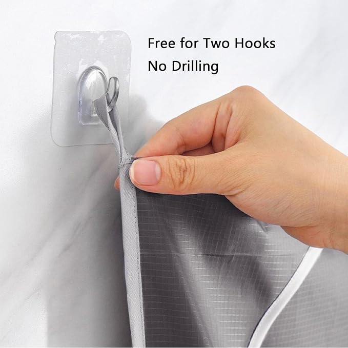 Resdenio Hanging Laundry Hamper Bag, Portable Laundry Bag, Large Foldable Wall - Image 3