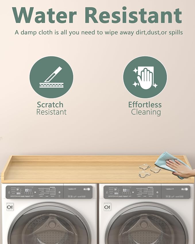 Piskyet Washer Dryer Countertop, Laundry Countertop - Image 4