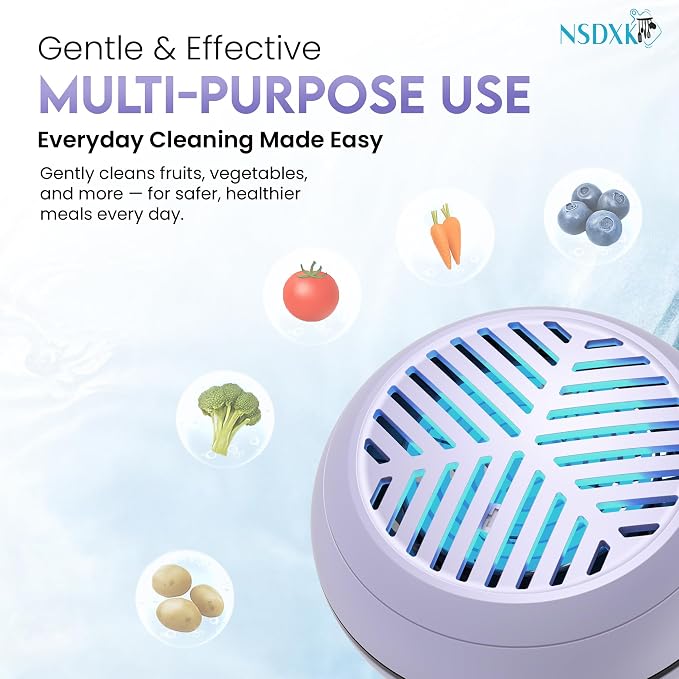 Fruit and Vegetable Washing Machine, Fruit Vegetable Cleaner Device, Portable - Image 7