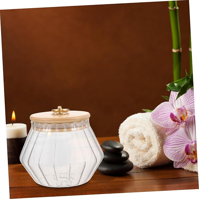Glass Laundry Powder Container Lid Rustic Farmhouse Kitchen Storage Jar Laundry - Image 6