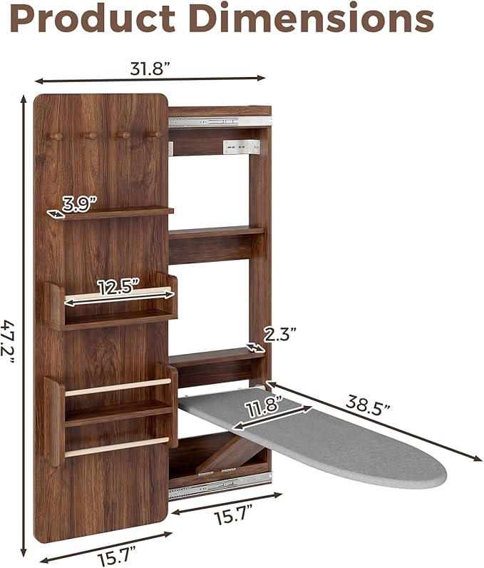 Wall Mounted Ironing Board Cabinet - Image 2