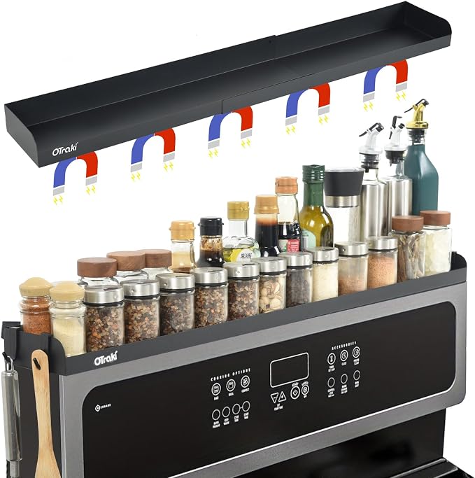 OTraki Magnetic Stove Top Shelf Spice Rack - Image 9