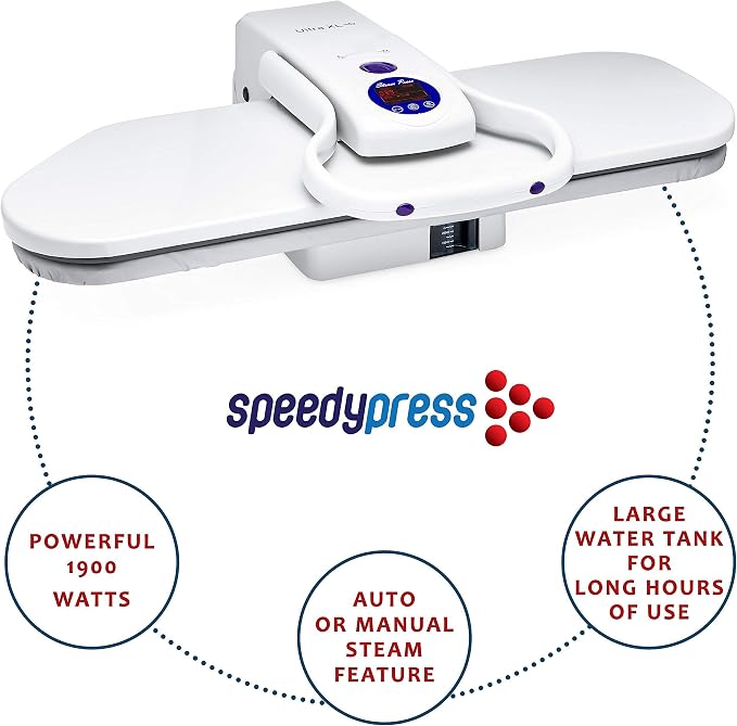 SpeedyPress Oversize Pressing Iron/Steam Press | Ultra XL Electronic Iron Press - Image 5