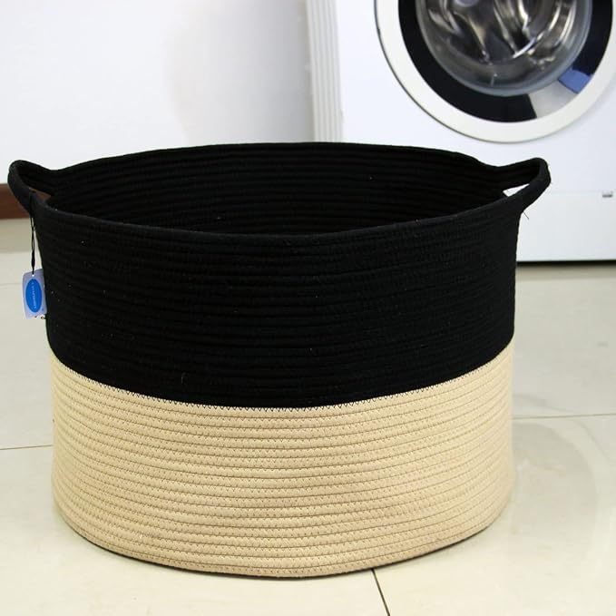Casaphoria XXL Cotton Rope Woven Laundry Basket - Image 5