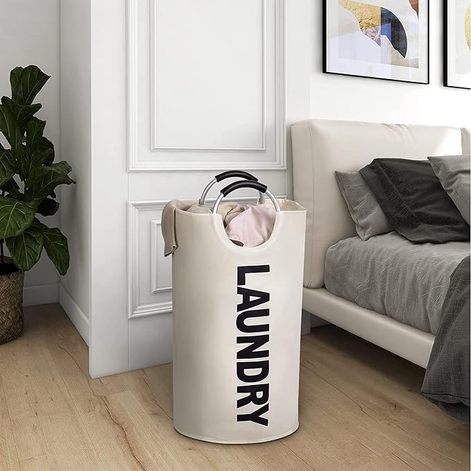 ZEROJETLAG 82L Large Laundry Basket Collapsible Hamper - Image 6