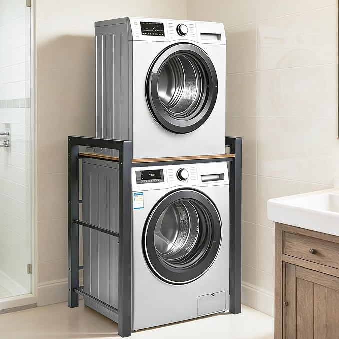 Washer Dryer Stacking Kit, Height Adjustable, Washer and Dryer Stand Stacking by YourHomeYourCozySpace
