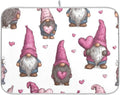 Cute Gnomes with Pink Hats Dish Drying Mat Super Absorbent Drying Mat 18x24 by susiyo