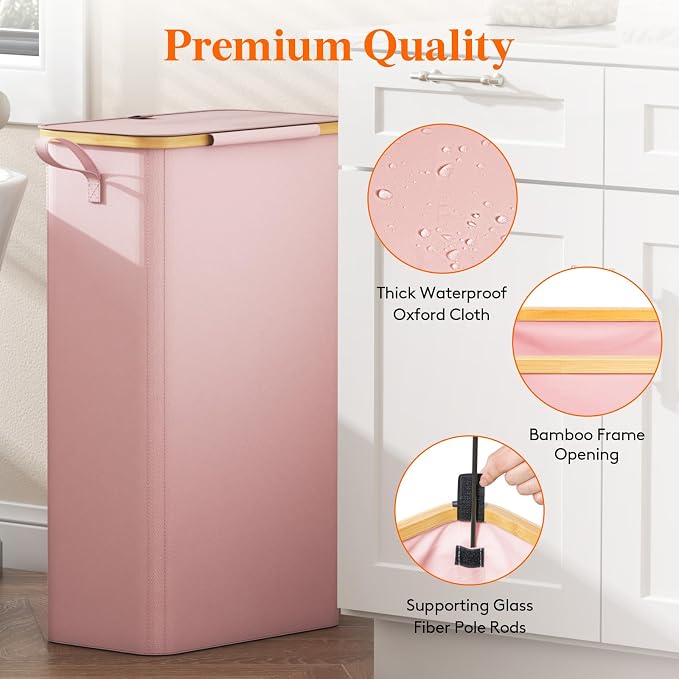 Lifewit 75L Slim Laundry Hamper - Image 7