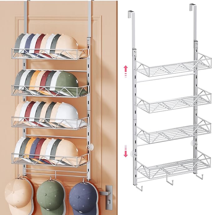 SWTYMIKI Over Door Hat Organizer by SwtyMiki-TidyHomeSweetLife