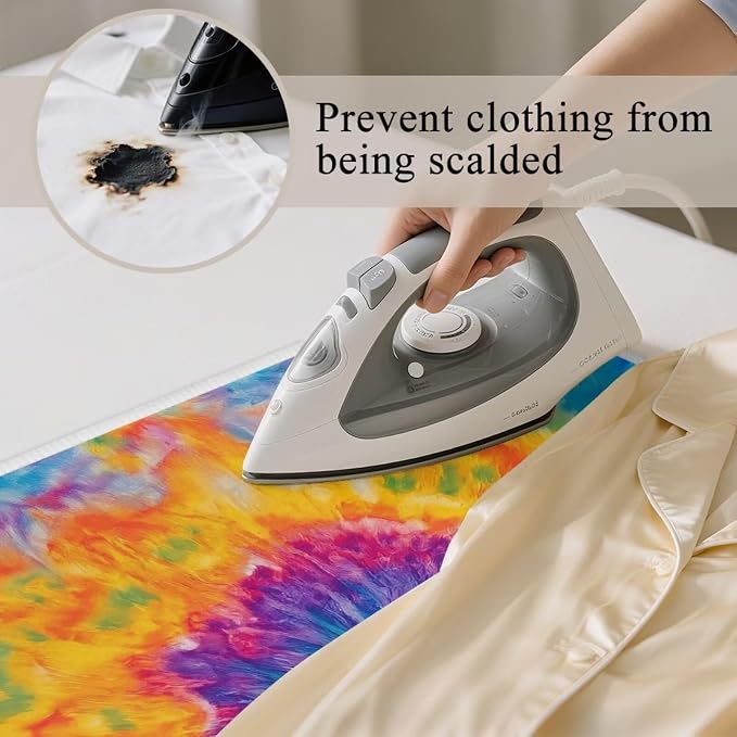 Ironing Mat Tie-dye Heart Shaped Pattern Portable Ironing Pad - Image 3