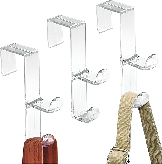 iDesign 3-Pack Over Door Double Hook by iDesign