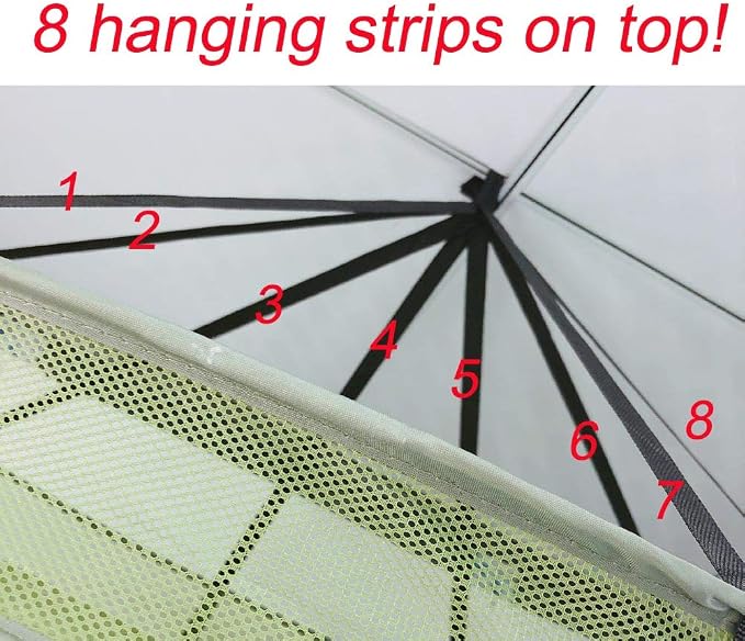 HORTIPOTS Herb Drying Rack 3 ft Hanging Dry Net 36 Inch - Image 2