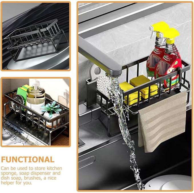 Multifunctional Kitchen Sink Storage Rack - Image 7