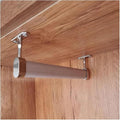 Top Mounted Closet Hanging Rod, Metal Wardrobe Pole by Unknown