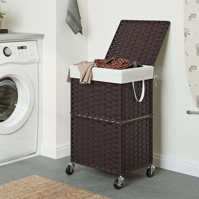 Chrislley 90L Slim Laundry Hamper - Image 6
