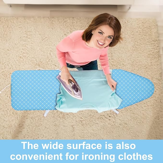4-Leg Ironing Board, Full-Size Folding Ironing Board, Fold-Up Household Ironing - Image 6