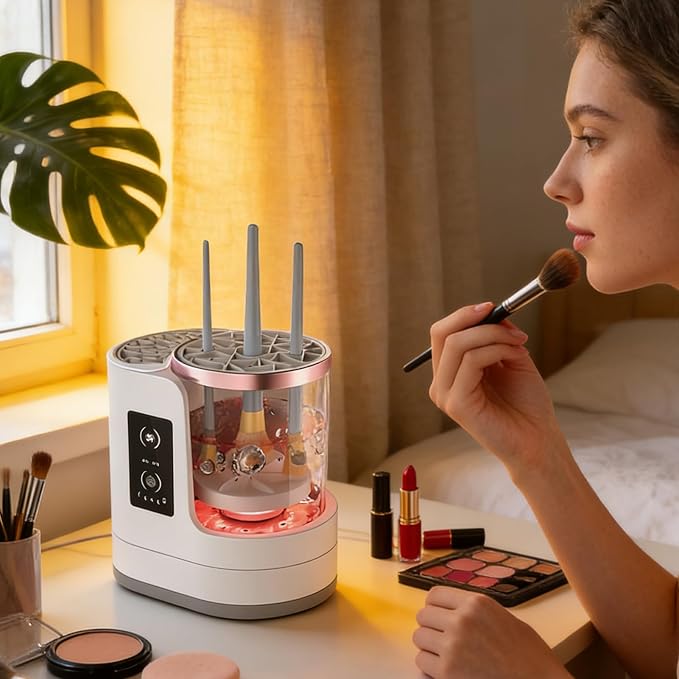 Makeup Brush Cleaner Machine, Portable Washer Device - Image 4