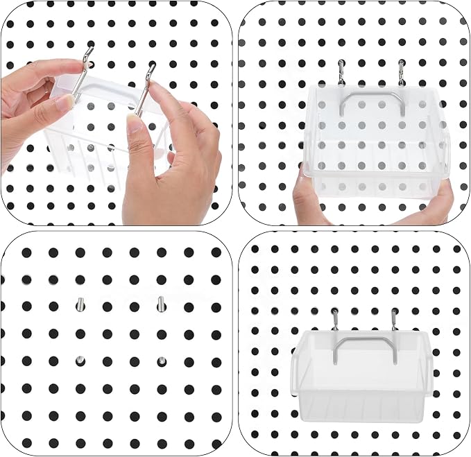 20 Pcs Pegboard Bins and Cups - Image 3
