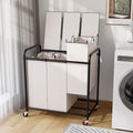 3-Compartment Laundry Cart by YKDIRECT