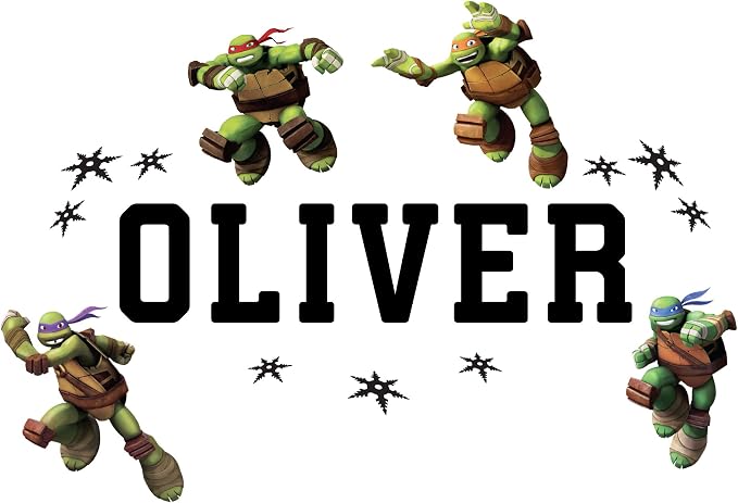 Oliver's Labels Premium Personalized Life Sized Wall Decal - Image 3