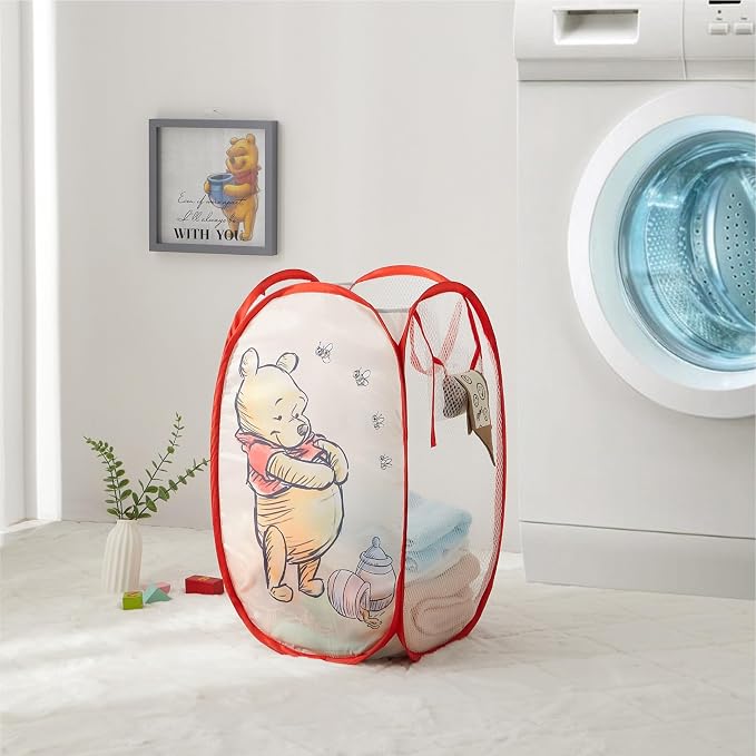 Disney Winnie the Pooh Pop Up Hamper – Collapsible Laundry Basket - Image 5