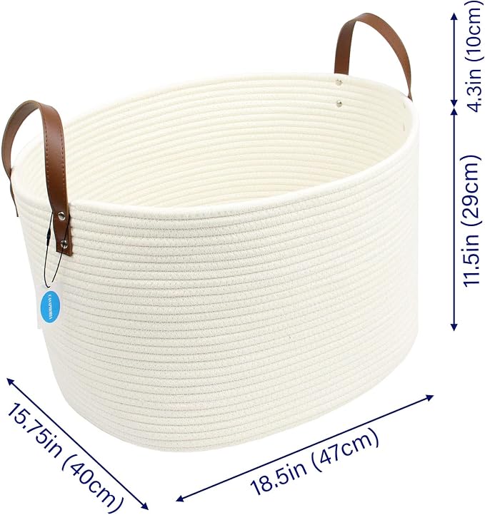 Casaphoria XXLarge Cotton Rope Basket - Image 4