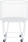 Deco 79 Metal Round Storage Cart by Deco79