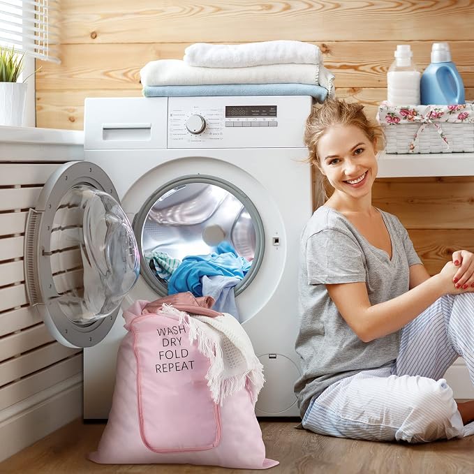 2 Pcs Travel Laundry Bag Washable Dirty Clothes Bag - Image 4