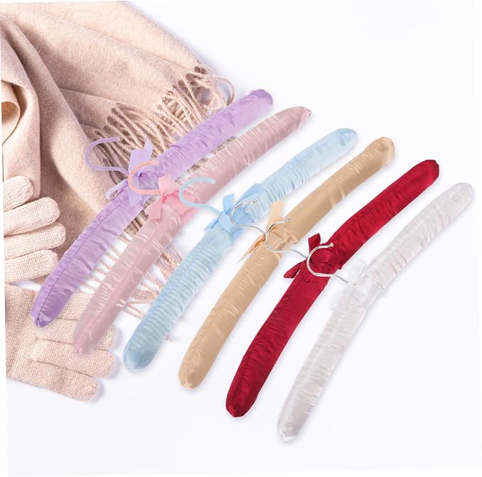 6pcs Padded Hangers Non- Satin Clothes Hangers - Image 9