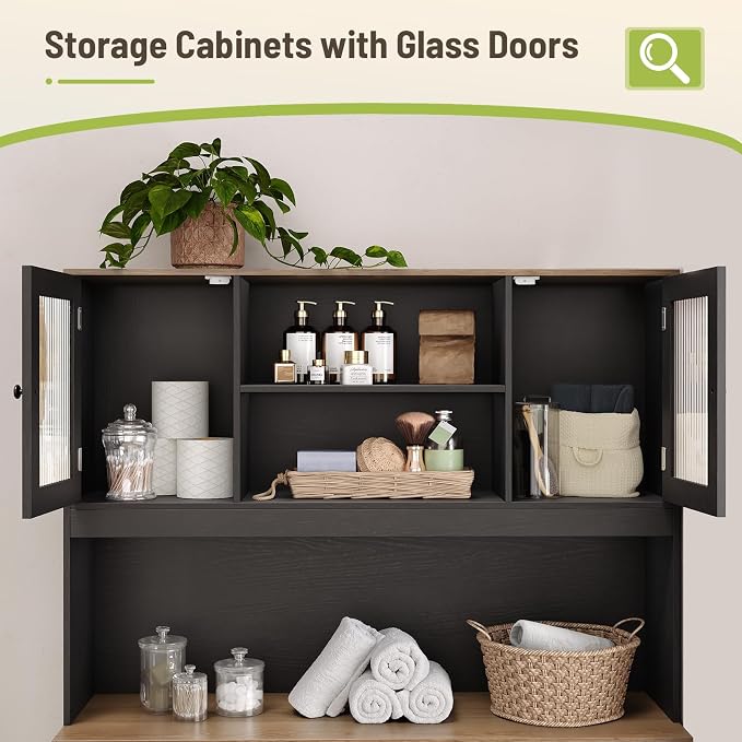 Tall Tilt-Out Double Laundry Hamper Cabinet - Image 7