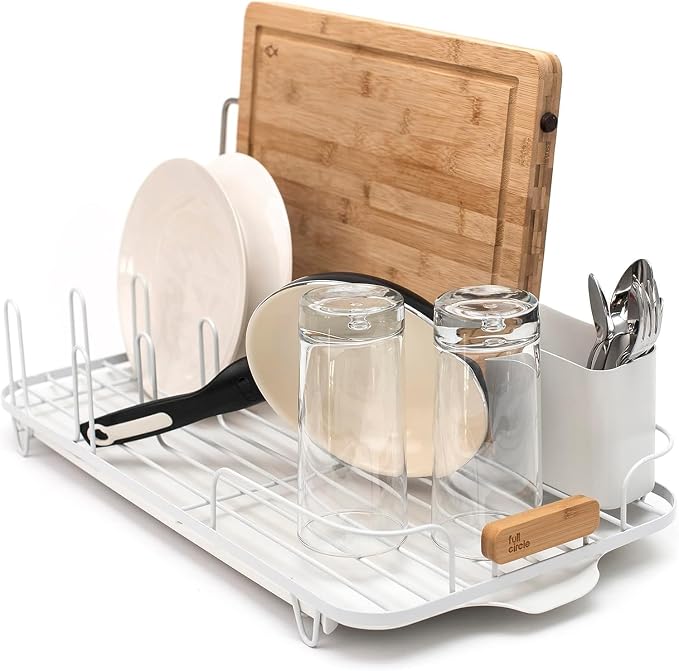 Full Circle Dish Jockey Extra Large Dish Drying Rack – Space Saving Drying Rack - Image 5