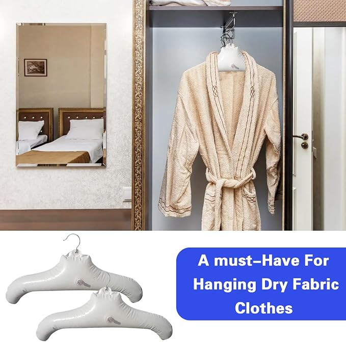 5pcs Inflatable Hanger Travel, Portable Folding Clothes Drying Rack - Image 7