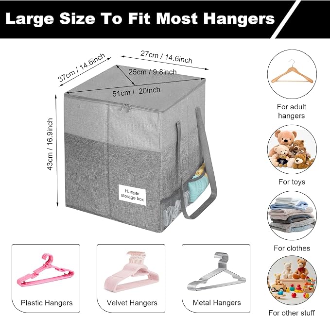 2 Pack Clothes Hanger Organizer Bag - Image 2