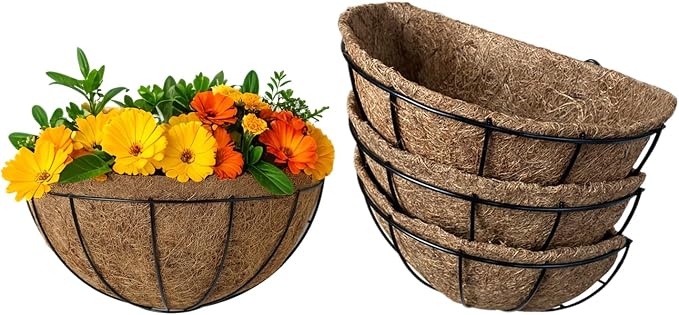 LX7 3-Pack Hanging & Wall-Mounted Plant Baskets by LX7