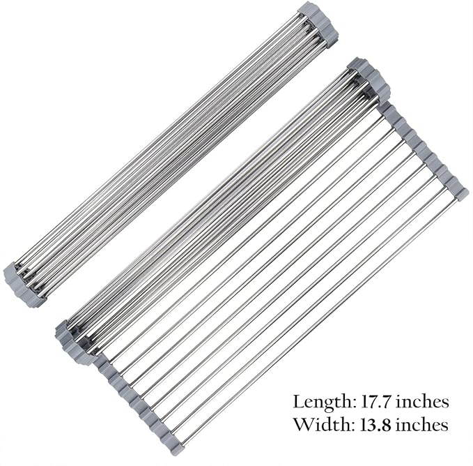 Hhyn Roll-Up Sink Drying Rack 17.7" x 13.8" - Image 3